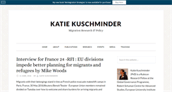 Desktop Screenshot of katiekuschminder.com