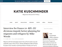 Tablet Screenshot of katiekuschminder.com